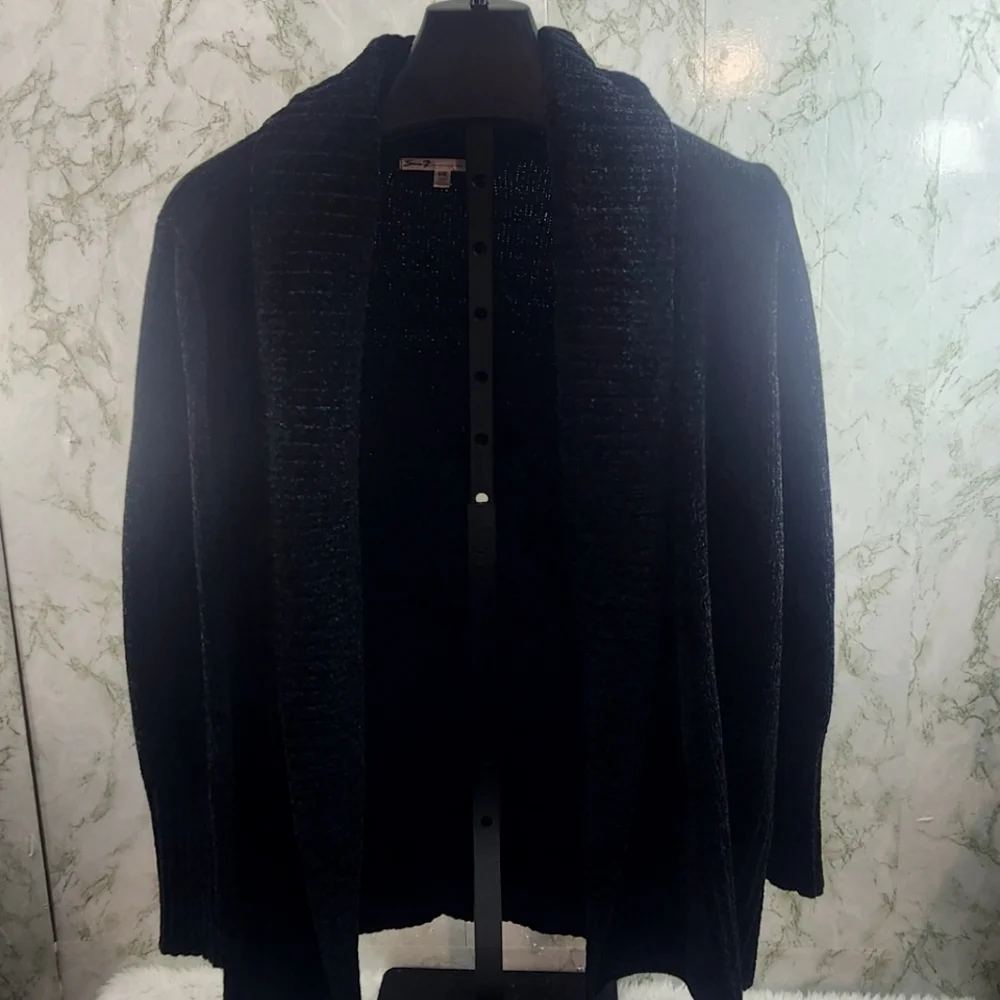 Seven7 Super Soft Black Cardigan